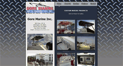 Desktop Screenshot of goremarineinc.com